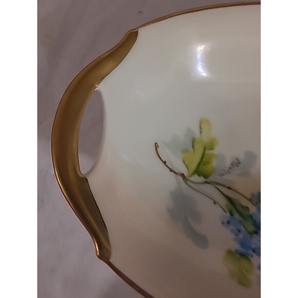 5 Pc Set Bavaria Imperial Crown China Austria Handpainted  Serving Dis W/4... - Picture 4 of 9